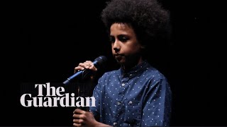 Solli Raphael 12 becomes youngest winner of Australian Poetry Slam [upl. by Hsirt]