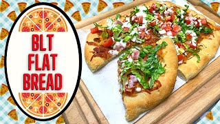 BLT FLATBREAD QUICK AND EASY [upl. by Hanafee]