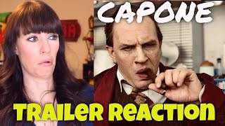 Capone Official Trailer Reaction Tom Hardy [upl. by Ayo442]