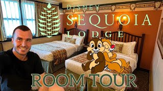 Disney´s Sequoia Logde  Golden Forest Club  Room Tour  Disneyland Paris [upl. by Yenaiv]