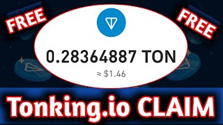 FREE 02 TON Withdrawal from Tonkingio to Trust Wallet Tonkingio Level IncreaseToncoin Telegram [upl. by Hilton]