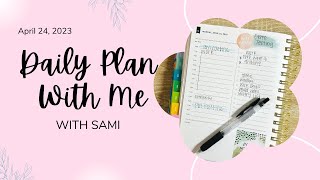 Plan With Sami Daily Simplified Planner April 2430 [upl. by Colas]