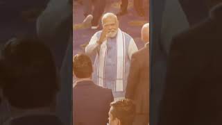 PM Modi receives a grand welcome amid thunderous applause in the US Congress bjp modi modiji [upl. by Nunci]