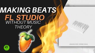 Is The Unison Midi Chord Pack Worth It Making An Afro House Beat Without Music Theory  FL Studio [upl. by Ginnifer]