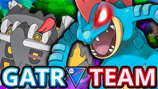 MY BEST FERALIGATR TEAM GREAT LEAGUE POKEMON GO BATTLE LEAGUE [upl. by Phox537]