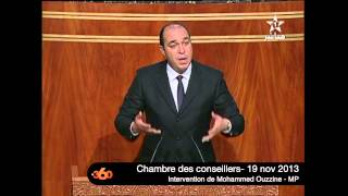 Intervention de Mohammed Ouzzine MP • Chambre des conseillers 19 nov 2013 [upl. by Yllod587]