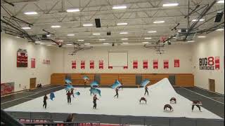 Eureka High School Winter Guard  2024 Reeds Spring Competition [upl. by Atnuahc]