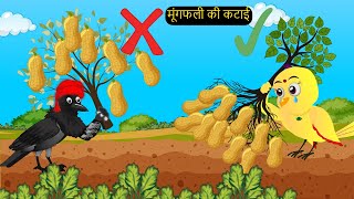 कार्टून  Peanut ka Cartoon  Chidiya Wala Cartoon  Hindi Cartoon Kahaniyan tunikauwastoriestv [upl. by Eedolem]