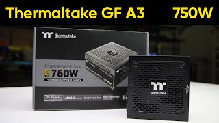 Thermaltake Toughpower GF A3 750W Power Supply  LABS Test Report [upl. by Ahsiuqat]