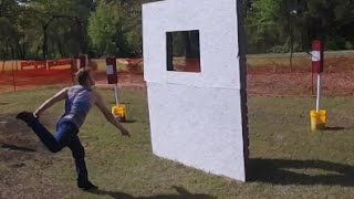 INSANE KNIFE THROWING COMBAT COURSE RRIC [upl. by Eustazio356]