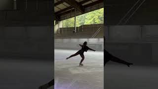 ⛸️ SALCHOW TOELOOP practice 💗💗 Eiskunstlauf Adult  ice skating [upl. by Frentz]