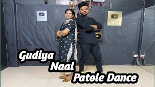 Guddiyan Patole dance coverbasic dance stepManish Indoriya and Anjali Bhagri [upl. by Nesline]