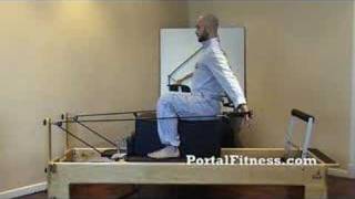 Ejercicio de Pilates Reformer Rowing I o Remo I Parte [upl. by Rabassa]