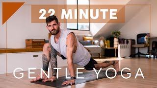 22 Minute Full Body Gentle Yoga Practice for Beginners and Athletes [upl. by Clemmy]