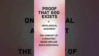 Proof that God Exists  Ontological Argument [upl. by Dickson]