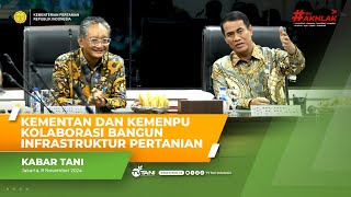 Wujudkan Swasembada Pangan Kemenpu Dukung Pembangunan Infrastruktur Pertanian [upl. by Boru554]