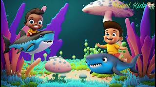 Diving into Preschool Fun with Baby Shark  Baby Sharks Rhyme Time Adventure  Bubbles and Beats [upl. by Anitsirc]