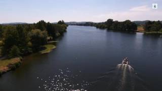 Port Lalande Castelmoron sur lot sud Ouest de la France par drone BEBOP 2 PARROT [upl. by Press645]