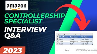 Amazon controllership specialist interview questions and answers  2023  interview helper [upl. by Jeavons]