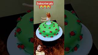 Multi color cake cakedecorating dollcakemaking cakedesign barbiedollcake video [upl. by Wernsman]