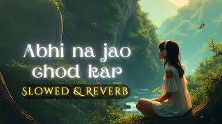 Abhi Na Jao Chod Kar  Slowed  Reverb  SONG [upl. by Oz]