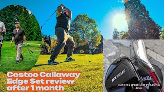 Costco Callaway Edge Set Review AFTER 1 month [upl. by Uis]