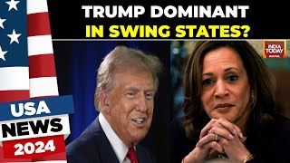 US Elections LIVE Polling Begins As Trump Retains Edge Over Kamala Harris In Key Swing States [upl. by Eilsehc]