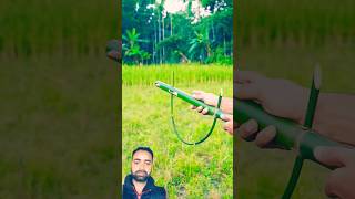 Bamboo creations with bamboo stick slingshots bamboo woodworking amazing [upl. by Ahseya961]