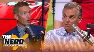 Joel Klatt reveals his NFL Mock Draft talks CardinalsRosen broken trust amp defends Baker  THE HERD [upl. by Aetnahc309]