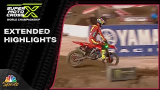 SuperMotocross Playoffs 2024 EXTENDED HIGHLIGHTS Round 3 Las Vegas  92124  Motorsports on NBC [upl. by Isayg]