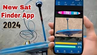 Best Sat Finder App for All Satellite 2024  How To dish Setting With Mobile [upl. by Araid]