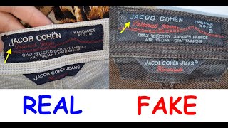 Real vs Fake Jacob Cohen jeans How to spot original Jacob Cohen denim [upl. by Isiad]