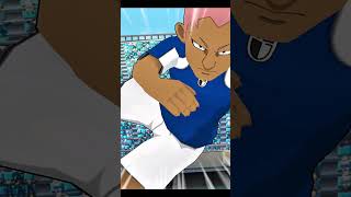 Inazuma Eleven Go Strikers 2013  Furinkazan Destroyer x Dragon Blaster VS High Voltage shorts [upl. by Anaujat604]