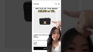 BATTLE OF THE BAGS CELINE TRIOMPHE VS YSL LE 5 A 7 [upl. by Saref]