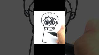 How to draw Harry Potter [upl. by Ahsinyt]