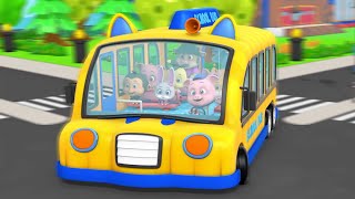 Wheels on the Bus Go Round And Round  More Baby Songs And Cartoon Videos Kids [upl. by Neitsirhc]