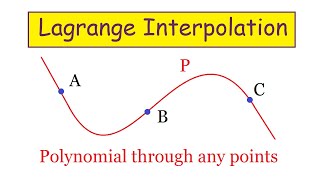 Lagrange Interpolation [upl. by Monteria]