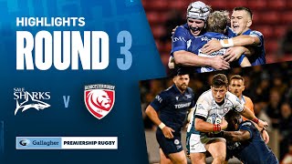 Sale v Gloucester  HIGHLIGHTS  Two Tries Each For Roebuck amp LCD  Gallagher Premiership 202425 [upl. by Brockwell]