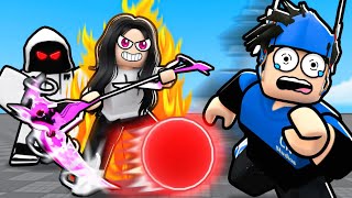 They BULLIED My GIRLFRIEND So I Made Her OVERPOWERED Roblox Blade Ball [upl. by Ecirehc435]