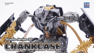 Transformers Studio Series SS30 CRANKCASE Robot toy Video review [upl. by Ennazzus]