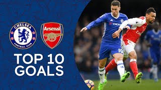 Essien Screamer Hazards Incredible Solo Goal  Top 10 Goals Against Arsenal  Chelsea Tops [upl. by Colvin]