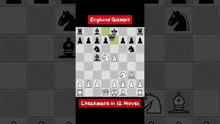 Englund GambitCheckmate in 12 Moves chess [upl. by Anoet]