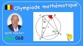 Olympiade mathématique 2024 Midi 068 [upl. by Eneri]