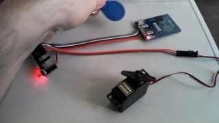 RFID door lock using a Arduino Nano and a RC522 RFID reader [upl. by Attela]