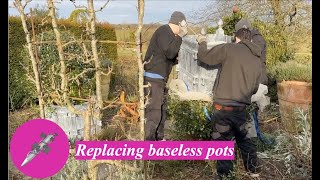 Replacing baseless pots [upl. by Mayor126]