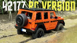 MOD LEGO Technic 42177 RC Version MercedesBenz G500 PROFESSIONAL Line [upl. by Saxet]