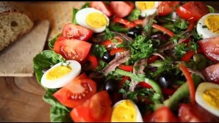 Recette pour faire une vraie salade niçoise [upl. by Manoop]