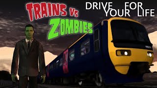 Drive For Your Life  Halloween 2017  Trains Vs Zombies Part I [upl. by Anwahsat553]