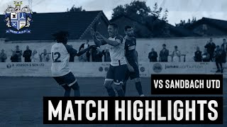 VS SANDBACH UNITED H 13 July 2021  MATCH HIGHLIGHTS  Bury AFC [upl. by Airret]