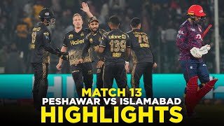 Full Highlights  Peshawar Zalmi vs Islamabad United  Match 13  HBL PSL 9  M2A1A [upl. by Namya29]